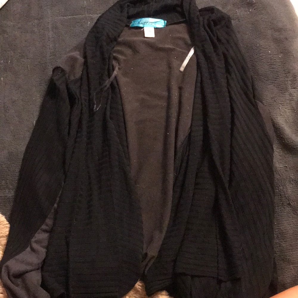 Black and grey cardigan